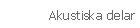 Akustiska delar